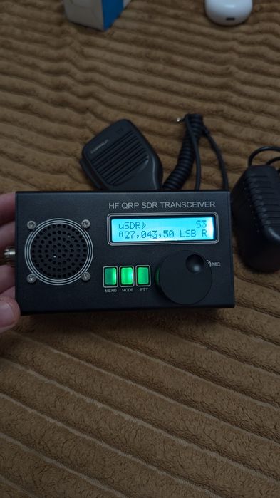 Портативний ,  акумуляторний SDR HF QRP трансивер 8-діапазонний  , QRP
