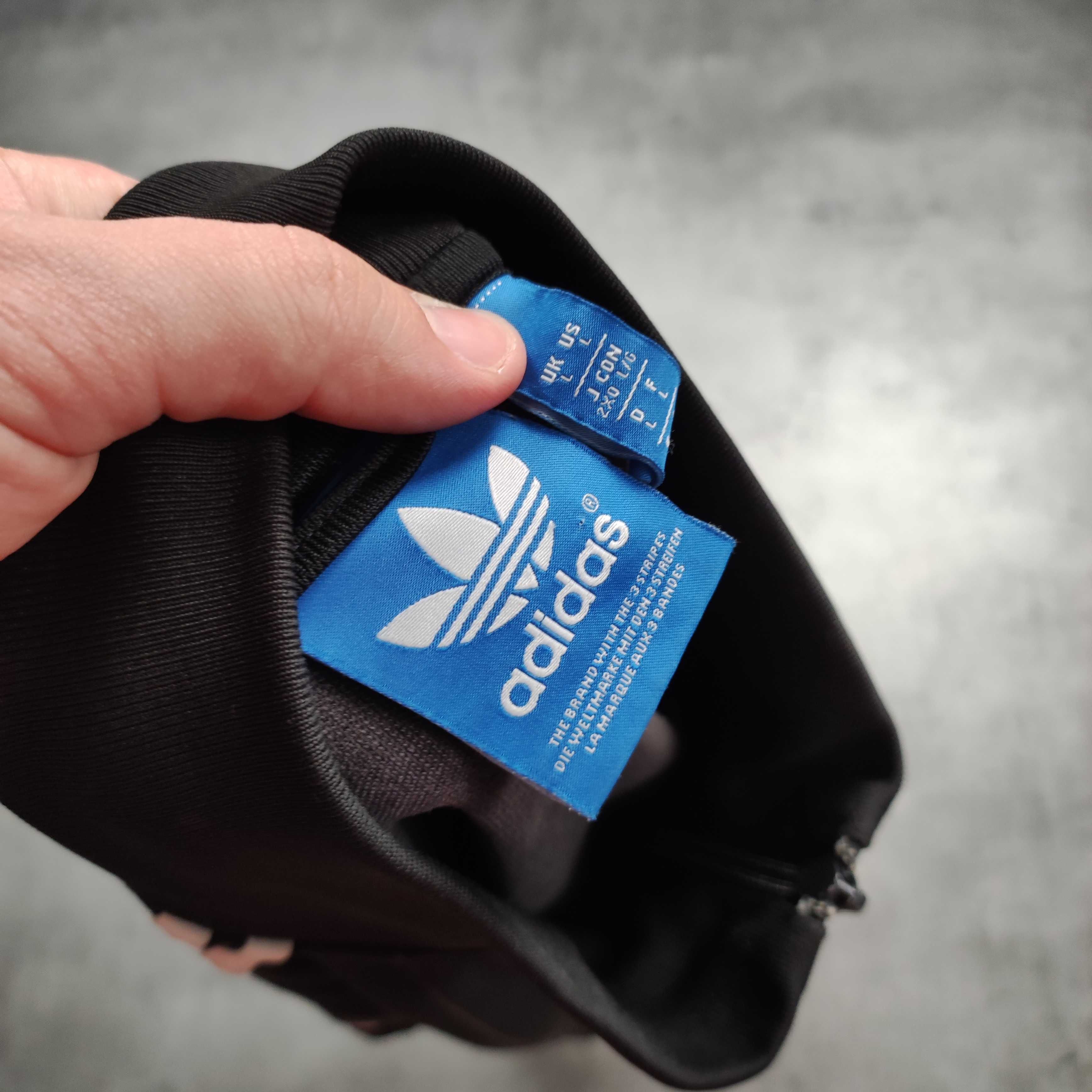MĘSKA Bluza Rozpinana PREMIUM Małe Logo Adidas California Bomberka