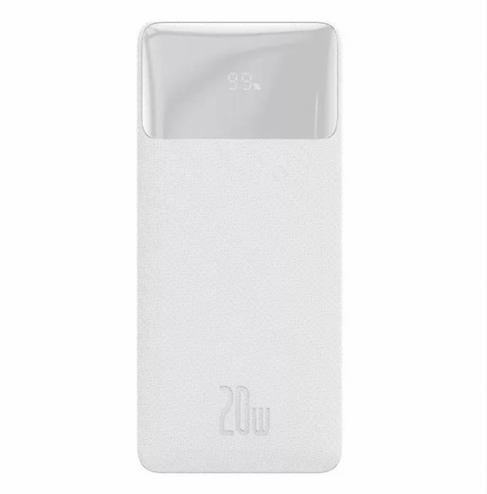 Baseus Power Bank Bipow Digital Display 30000 mAh 20 W PPBD30K білий