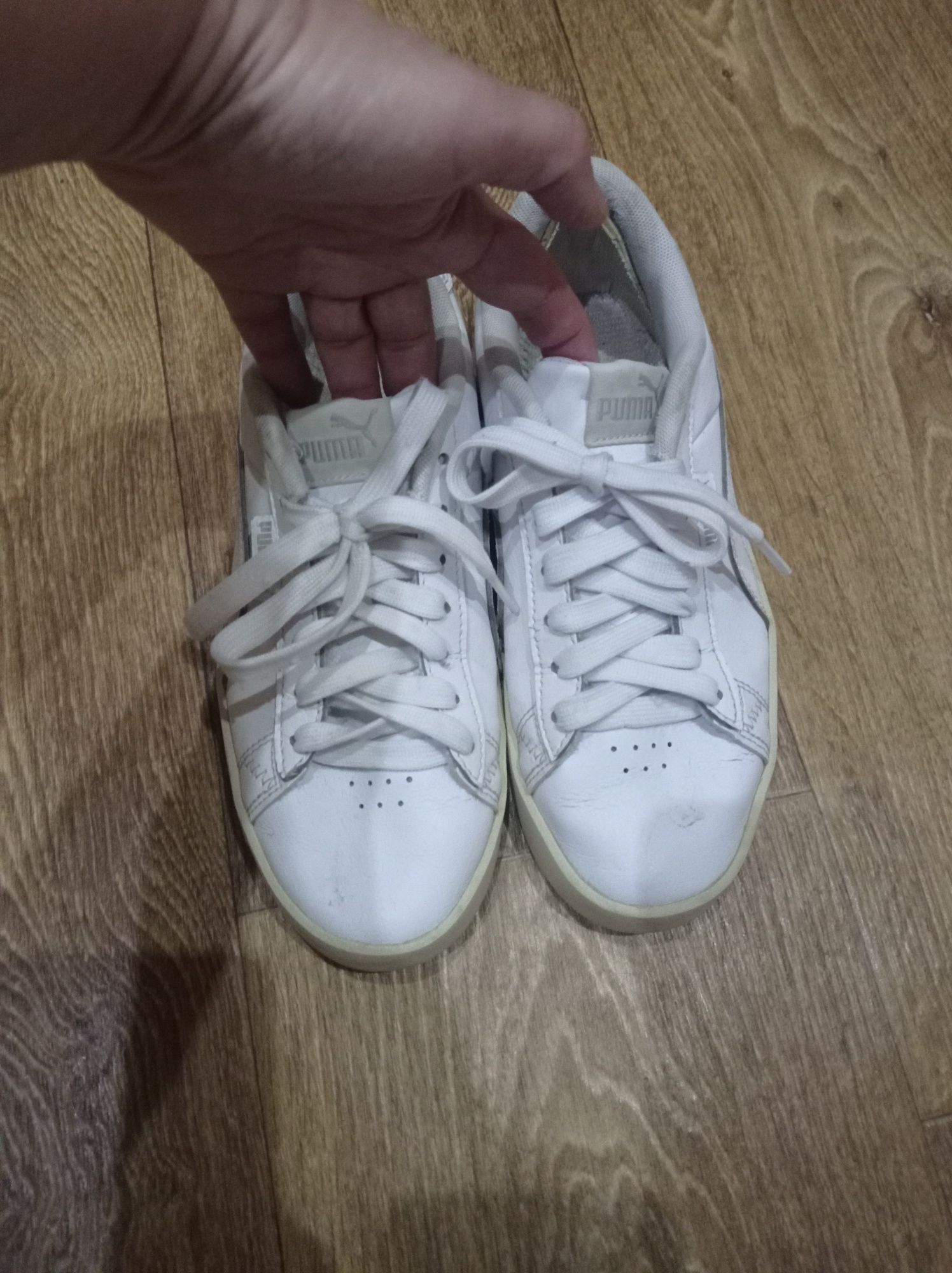 Кожаные кеды Puma