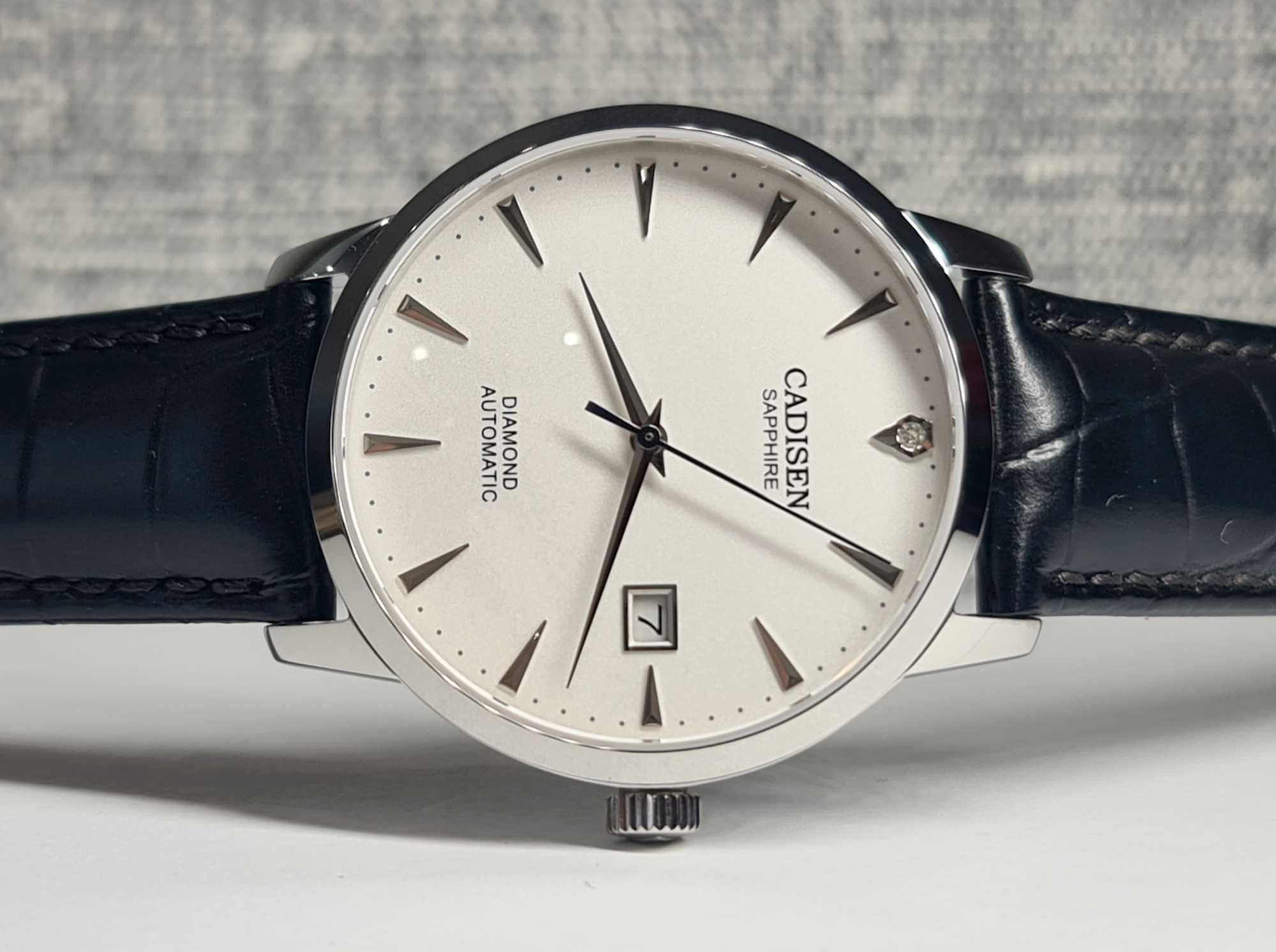 Чоловічий годинник часы Cadisen Automatic Diamond 39.5mm  Miyota 9015