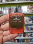 Oryginalna karta pamięci Playstation PSX PS1 Crimson Red JAPONIA
