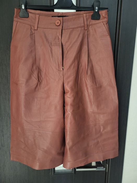 Новые кожаные кюлоты Zara