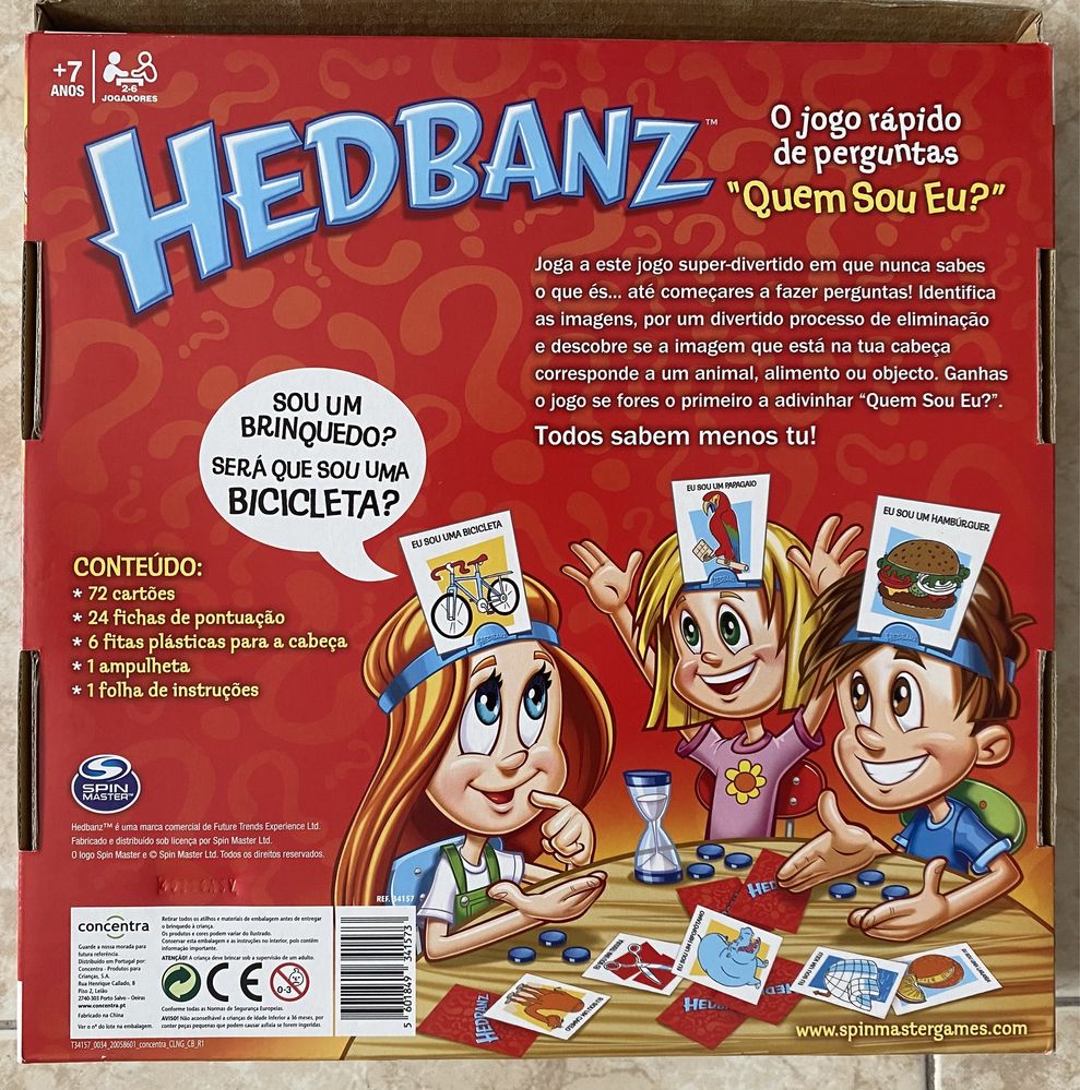 Jogo HedBanz