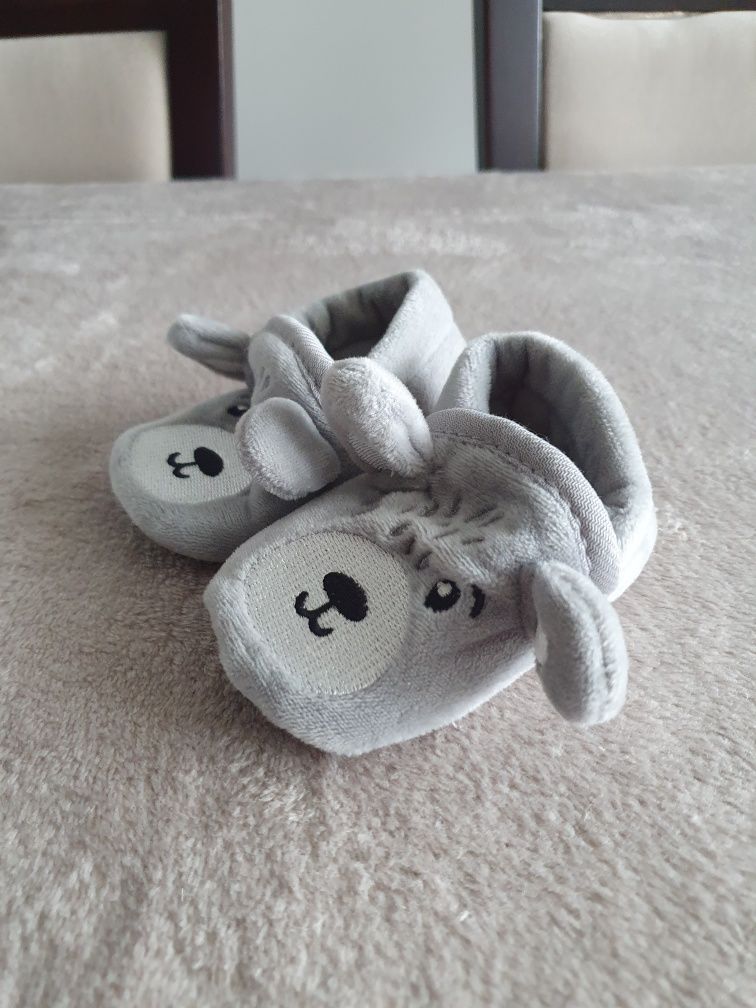 Buty Niemowlęce Niechodki Misie/Buty dla Noworodka