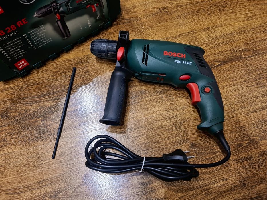 Wiertarka udarowa BOSCH PSB 28 RE 500W z walizką