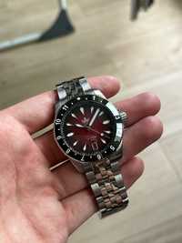 Zegarek Phoibos Voyager 39mm czerwony czarny ceramika diver gwarancja