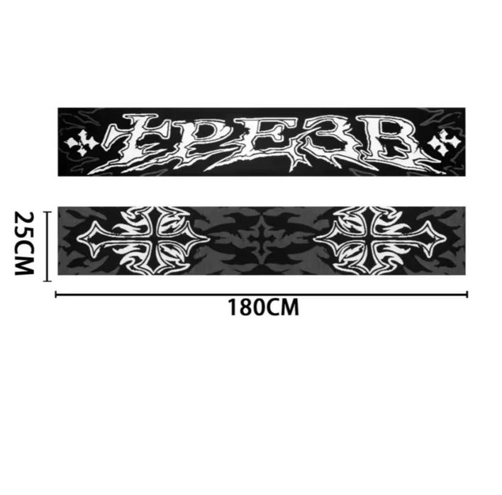 шарф ТРЕЗВ booker sk8 opium y2k rapp