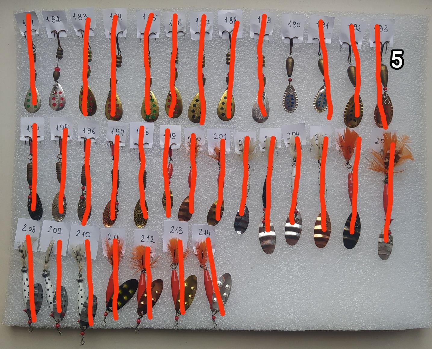 Блешні обертові Mepps, Rooster Tail, Daiwa, Bretton та інші..