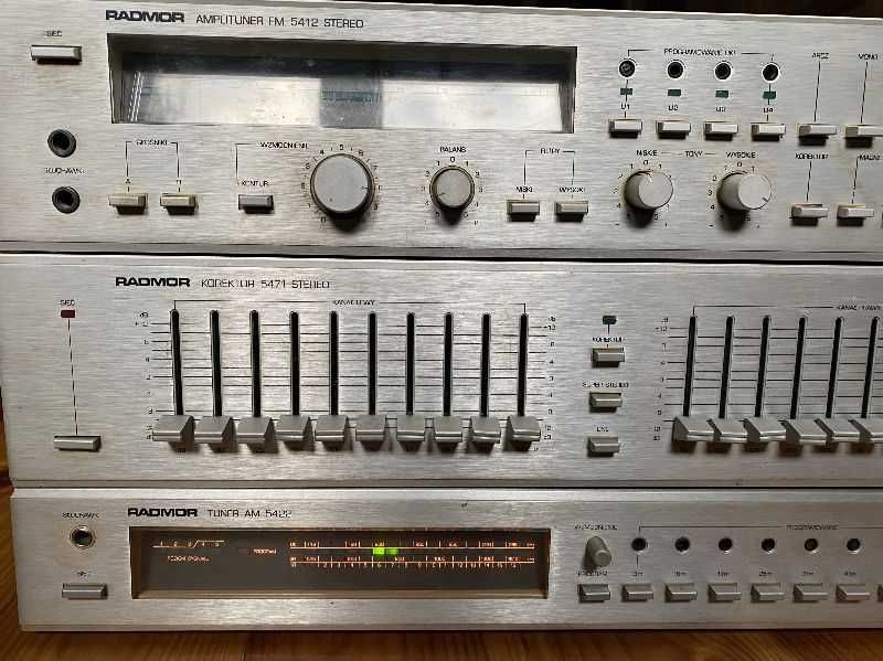 RADMOR komplet- amplituner 5412, korektor 5471, tuner AM 5422