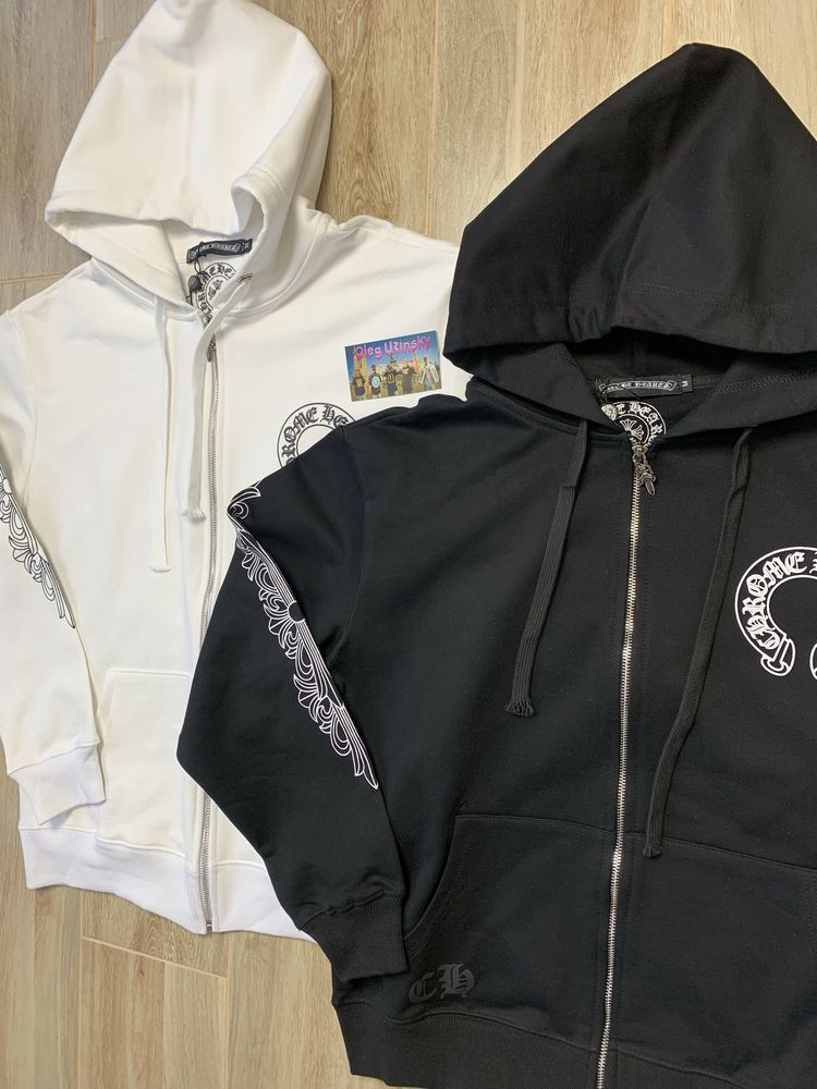 Chrome Hearts Zip Up Hoodie Black (Bluza)