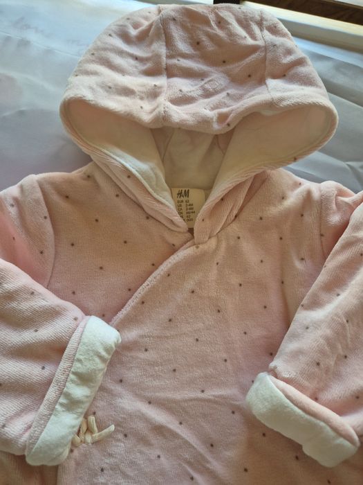 Kombinezon i kurteczka H&M rozmiar 62