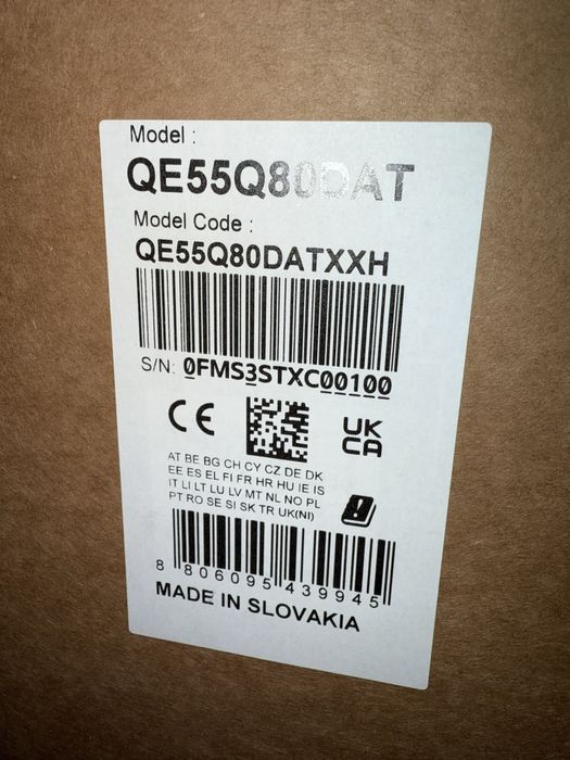 Телевізор Samsung QLED QE-85Q80D, 75Q80D, 65Q80D, 55Q80D