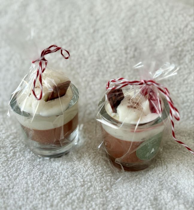 Świece sojowe handmade w szkle święta