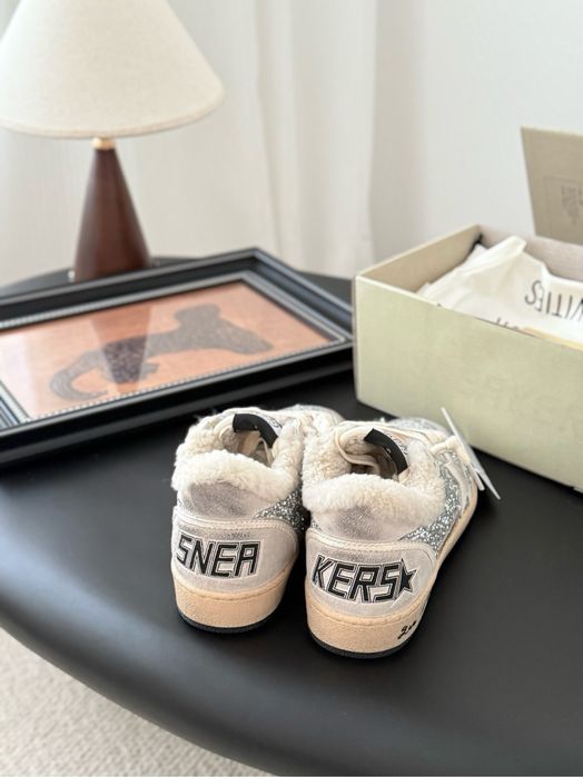 Кеди Golden Goose утеплені з хутром преміум якість розмір 37, 38,39 40