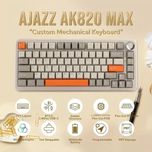Нова! Клавіатура AJAZZ AK820 MAX Grey Beige Orange