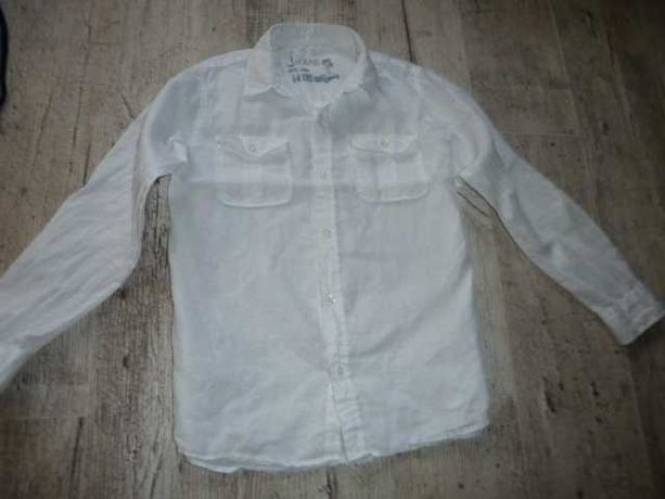 Debenhams Белая рубашка на 14 лет , 100% лен