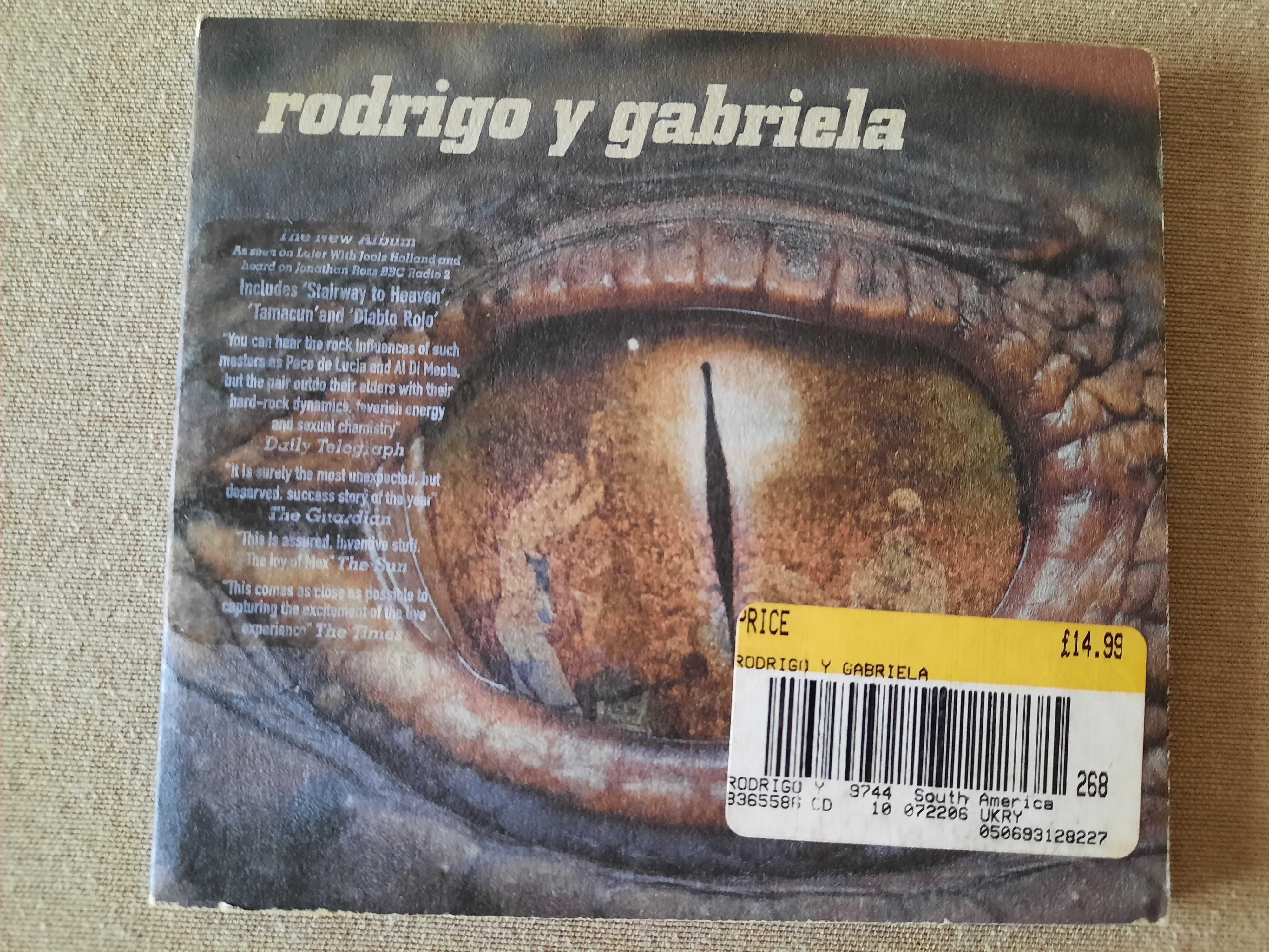 Rodrigo y Gabriela - pierwszy album zespołu, płyta CD