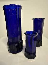 Ząbkowice kobaltowe wazony Art-Deco # 2108