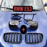 Ноздрі накладки на зеркала bmw x5 е53 решітки BMW X5 Е53 бмв