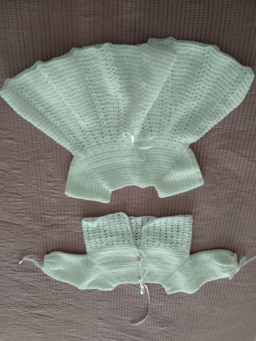 Roupas de bebé em crochet