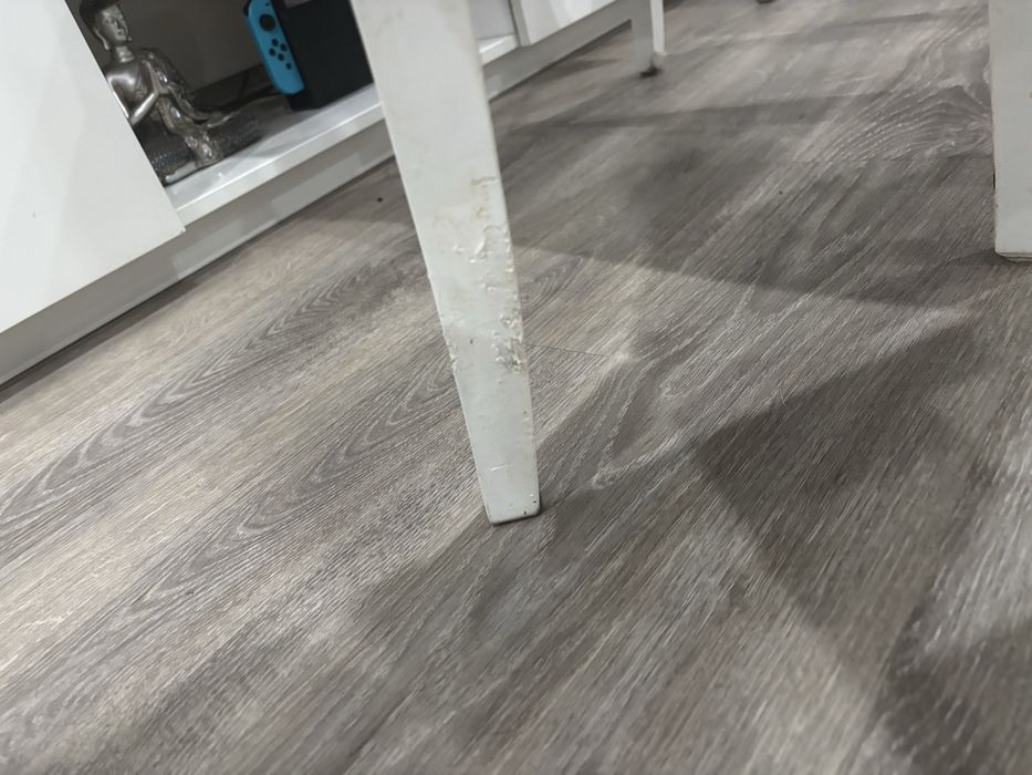 6 cadeiras tecido cinza