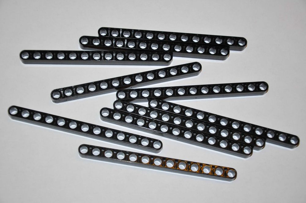 L4647. LEGO Technic - Liftarm Thick 1x13 czarne, 10 szt.