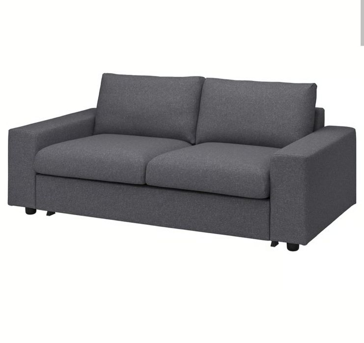Sofa Ikea Vimle 2 osobowa z funkcją spania Hillared antracyt