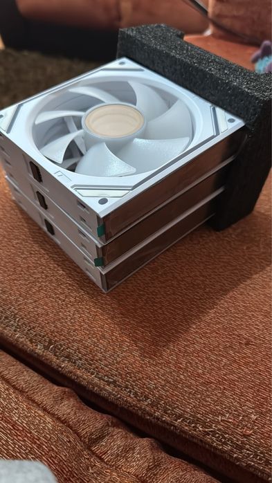 Rgb fan kit branco com controlador