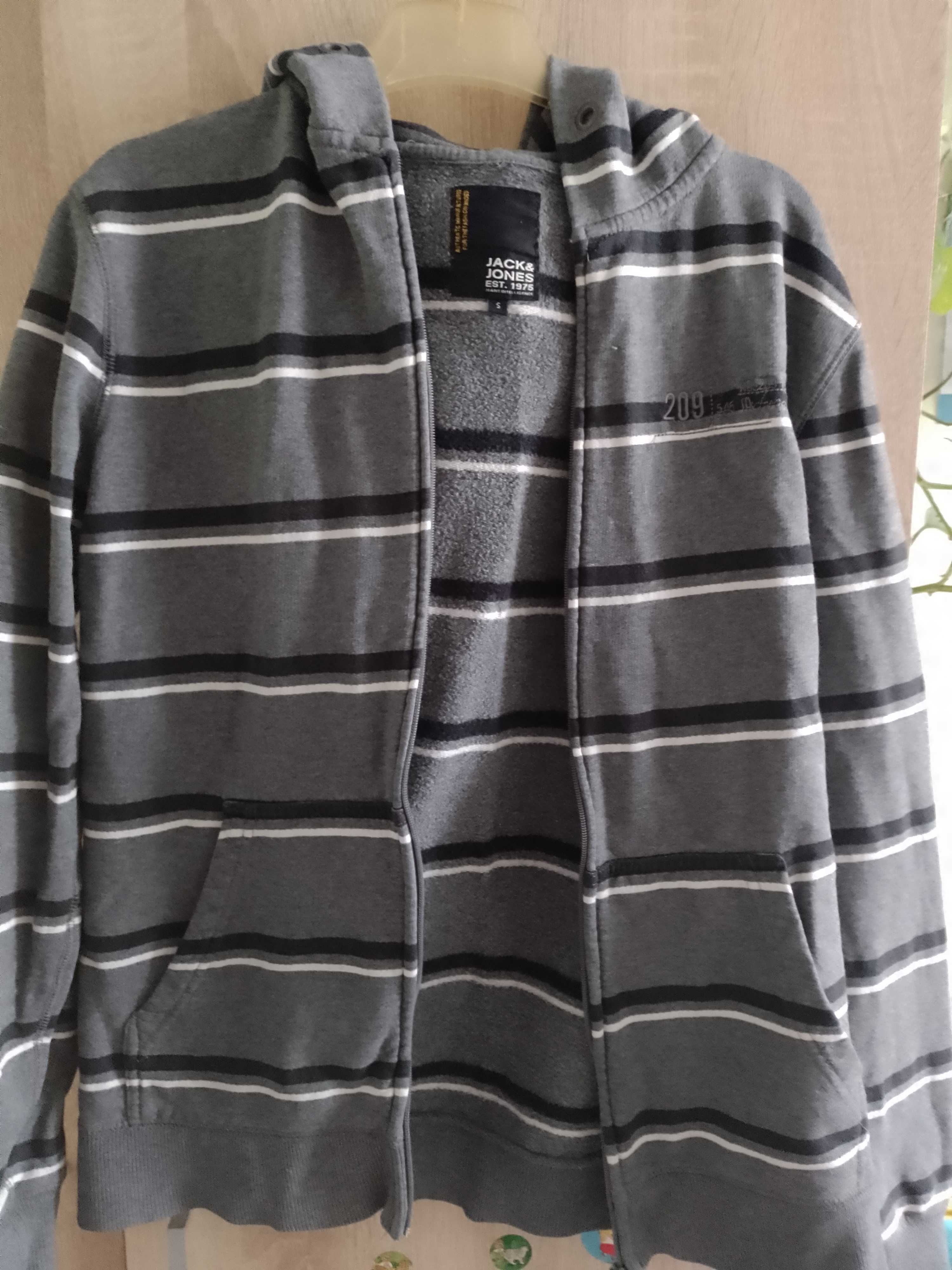 Bluza z kapturem w paski Jack Jones