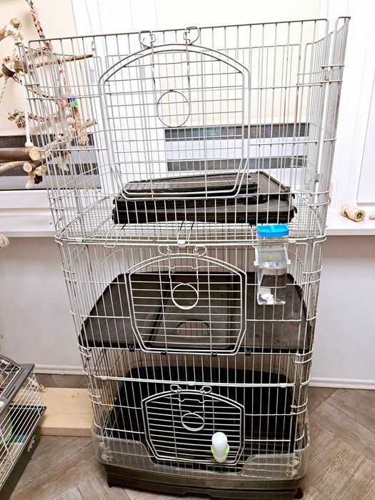 Duża klatka woliera dla szynszyli, królików...