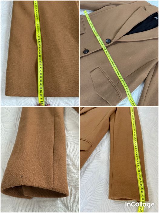 Пальто жіноче Zara M весняне осіннє вовняне