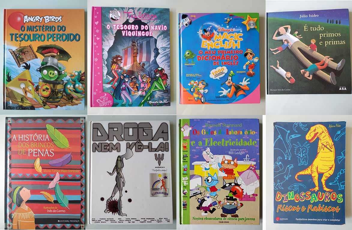 Vários Livros Infantis/Juvenis entre 2.00€ e 5,00€ cada