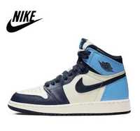 Retro wysokie Nike Air Jordan 1 kolor: Blue unisex 35-45