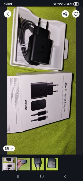 Ładowarka samsung 45w z Pudełkiem W idealnym stanie Nie  wysyłam