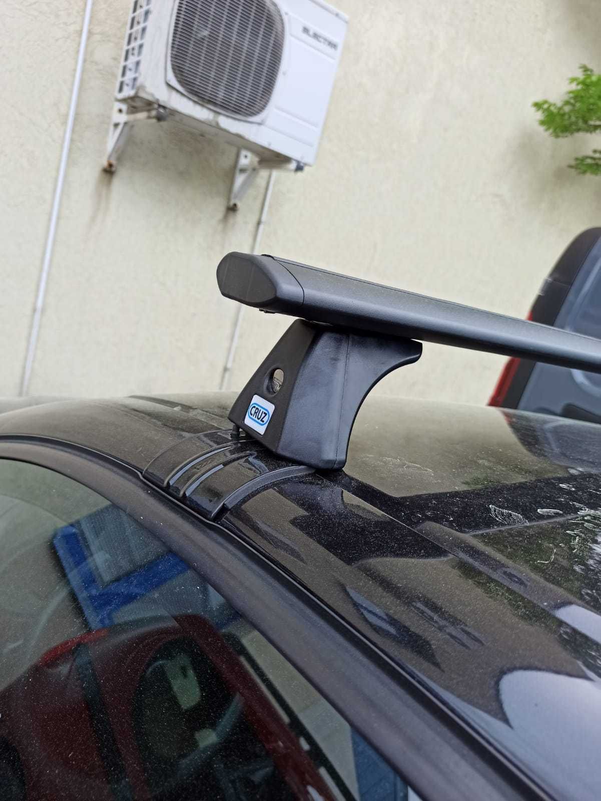 Bagażnik dachowy aluminiowy Cruz Black Seat Ibiza Cordoba III Zamki