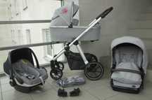 Wózek dziecięcy 3w1 Baby Design Bueno + fotelik Maxi Cosi