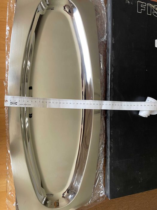 Travessa em inox de peixe - Novo