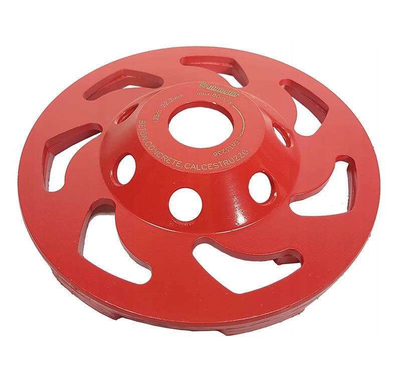 Diamentowa Tarcza Garnkowa Do Szlifowania Betonu 125Mm Red L-Shape