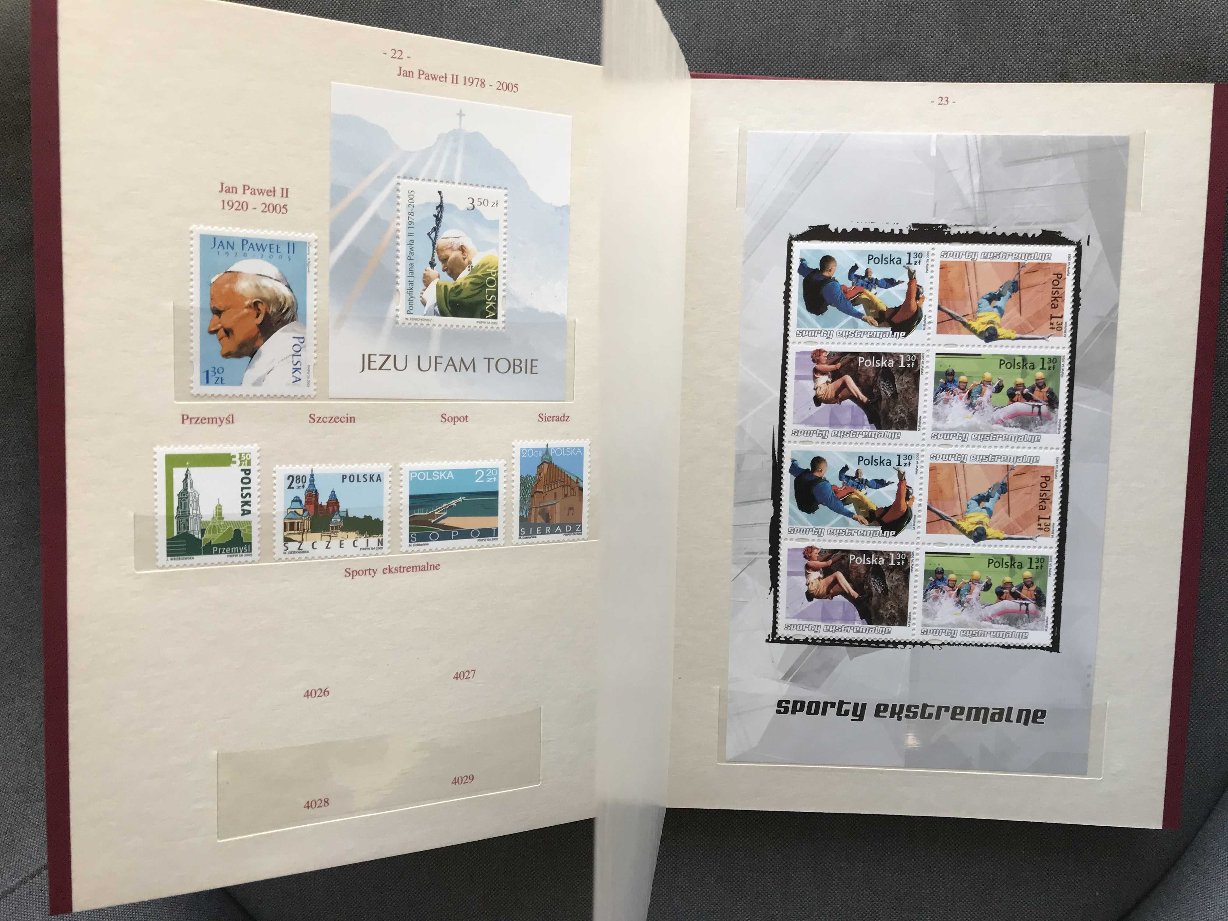 Klaser jubileuszowy tom XXV: znaczki czyste ** (Polska 2004 - 2005)