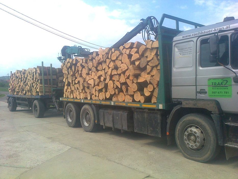 Drewno opałowe kominkowe buk, grab świeże i sezonowane