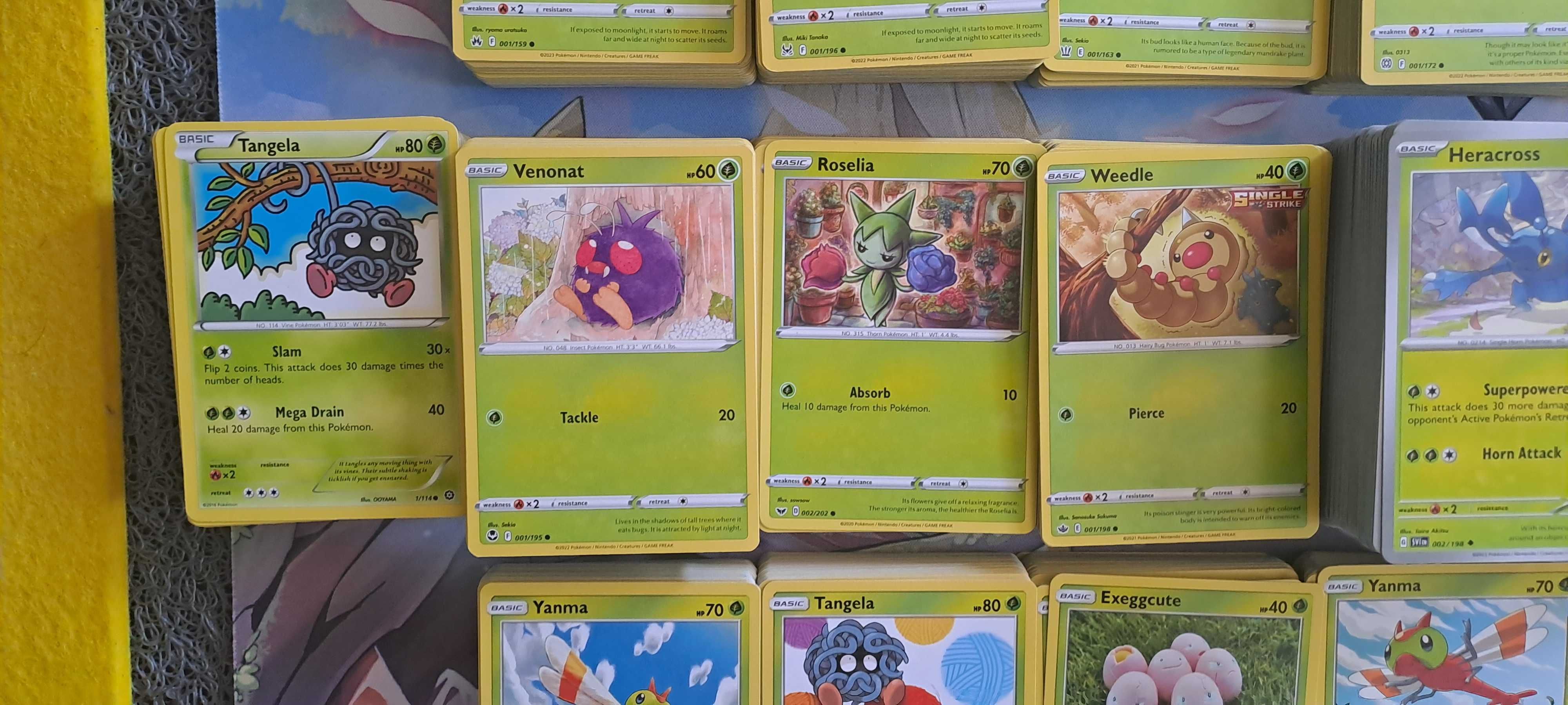 Karty Pokemon TCG. Ponad 1550 kart bez powtórek.