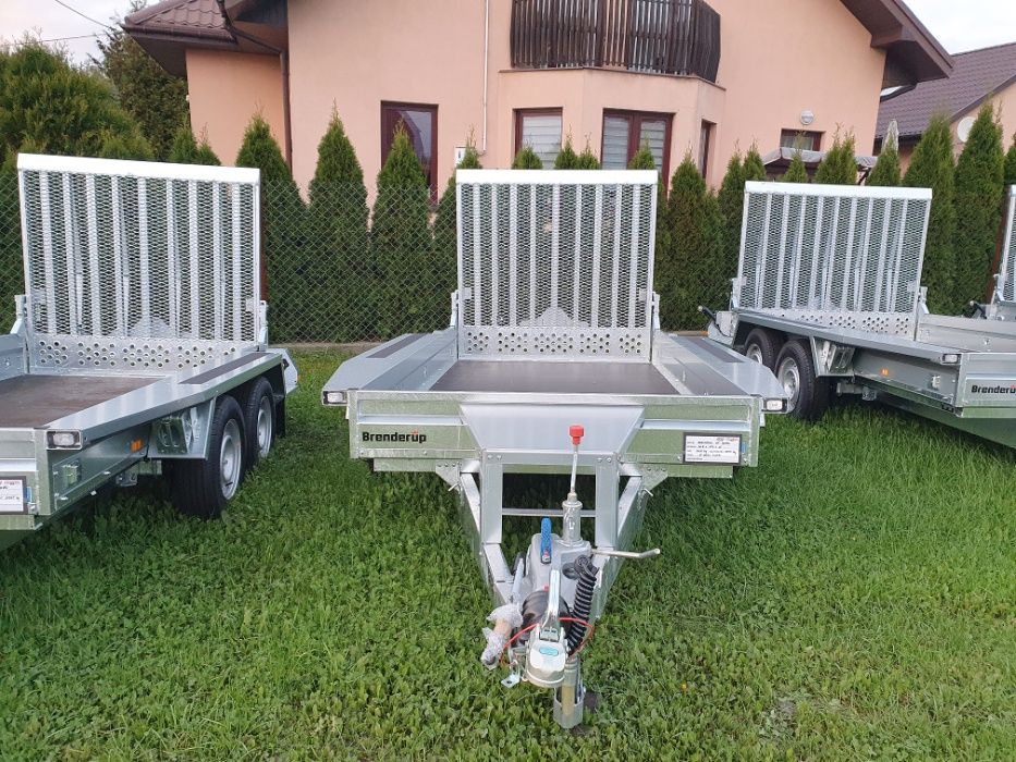 Przyczepa pod minikoparkę pod koparkę Brenderup MT3651 3,5t