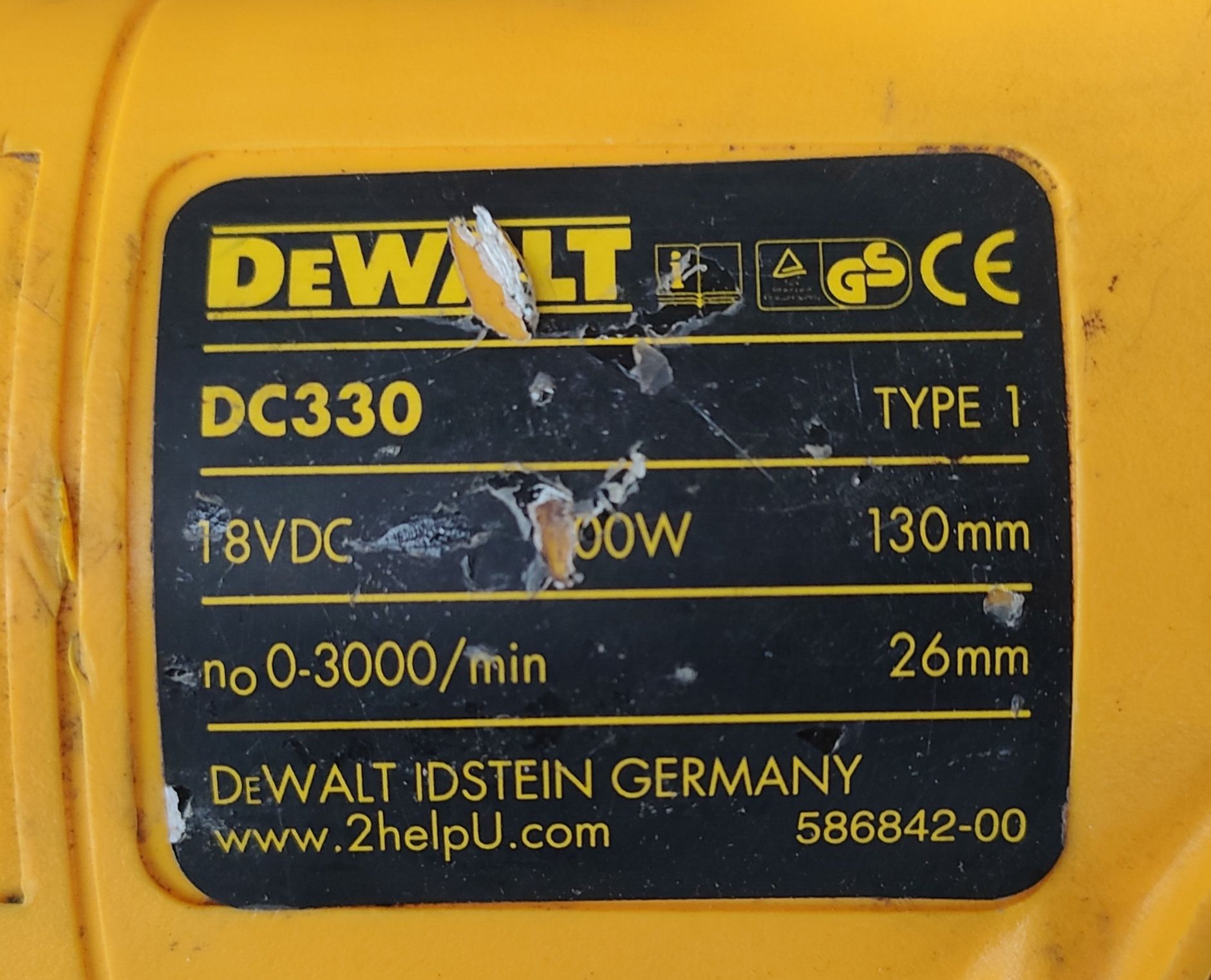DeWalt dc330 wyrzynarka