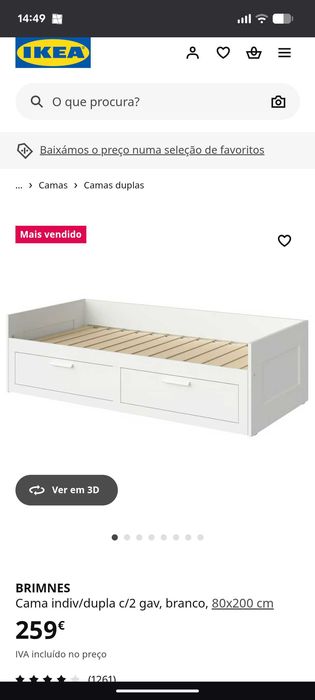 Cama Brimnes excelente preço