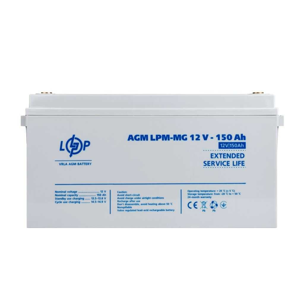 Комплект живлення: ДБЖ Елекс Q-1000/12 V4.0 / АКБ LPM-MG 12V-150 Ah