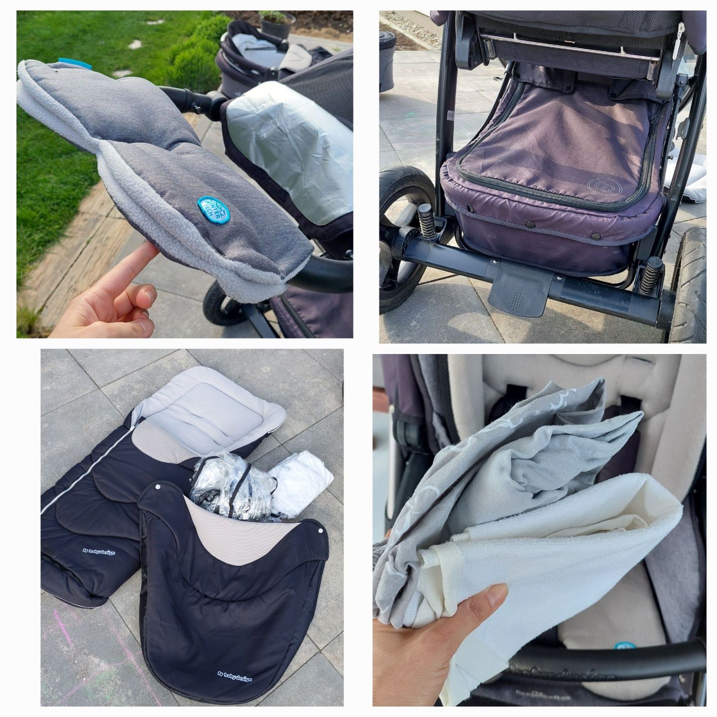 Wózek Baby Design Husky 3w1 + Winterpack