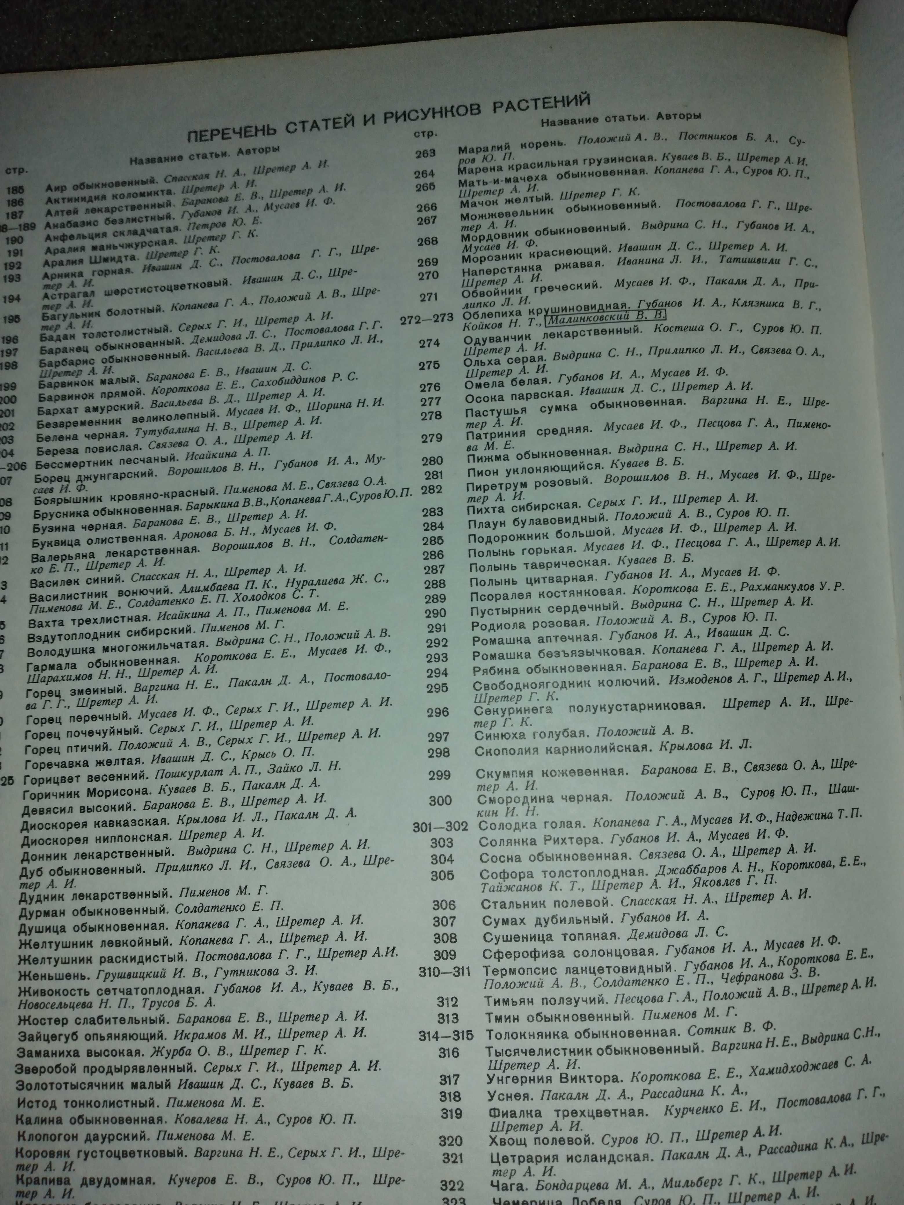 Атлас ареалов и ресурсов лекарственных растений СССР, 1980 г.