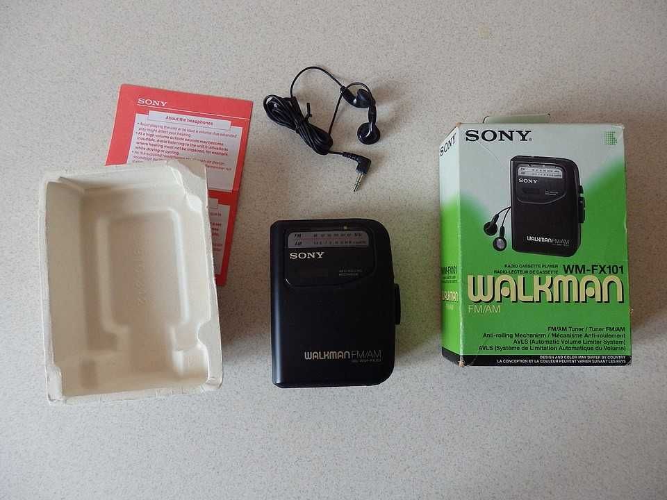 Nowy, Kolekcjonerski SONY WM-FX101, Walkman z Radiem FM/AM