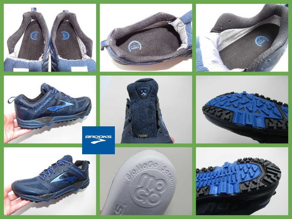Трекинговые мембранные кроссовки Brooks Cascadia 11 M GTX р. 46 (30см)